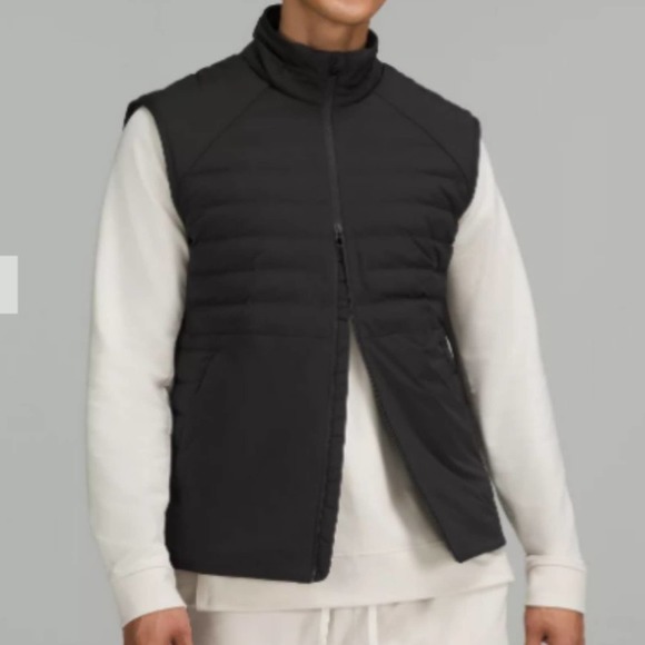 Lululemon Men's Black Down For It All Vest Size XL - Picture 1 of 14